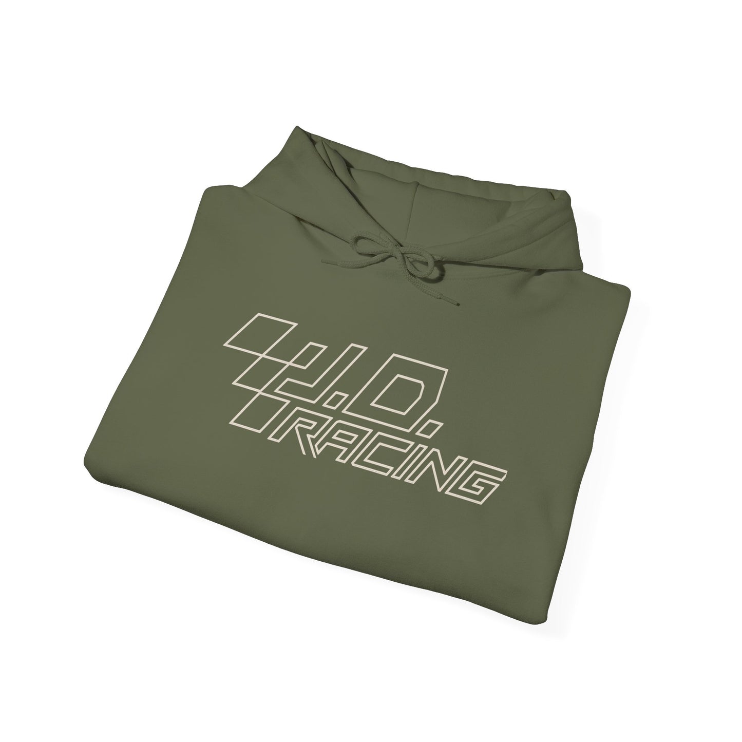 Throttle Down Focus Up | J.D. Racing Hooded Sweatshirt