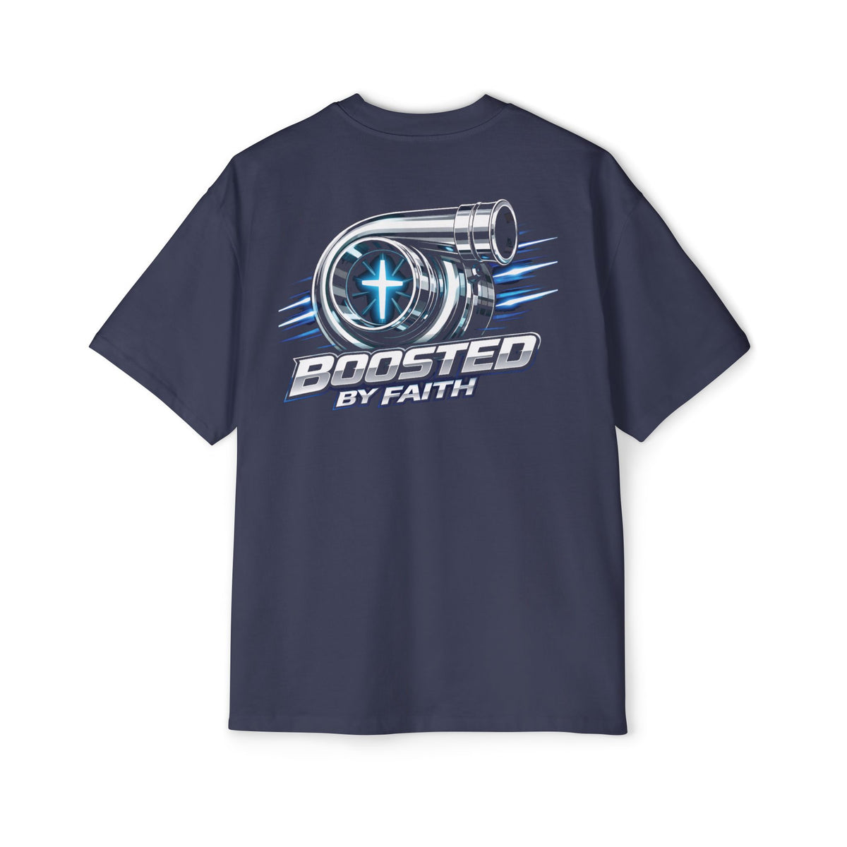Boosted By Faith Men's Heavy Oversized T-Shirt | J.D. Racing