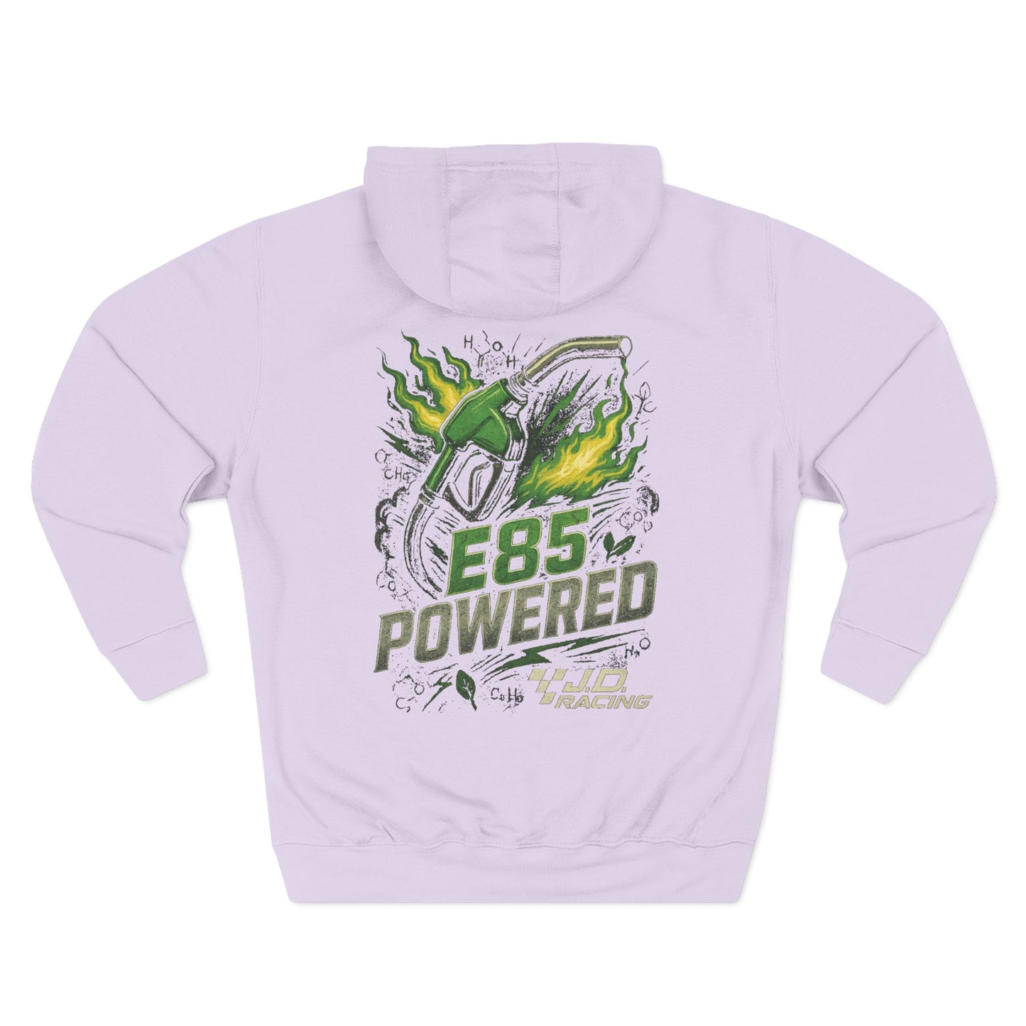 E85 Powered Graphic Hoodie | J.D. Racing