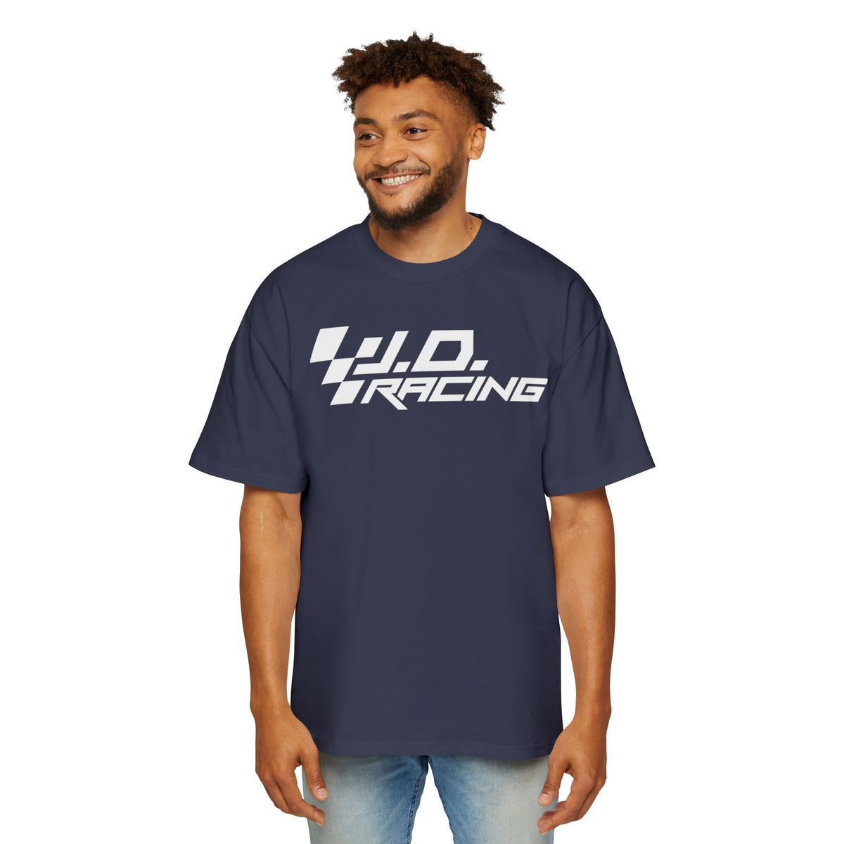 Boosted By Faith Men's Heavy Oversized T-Shirt | J.D. Racing
