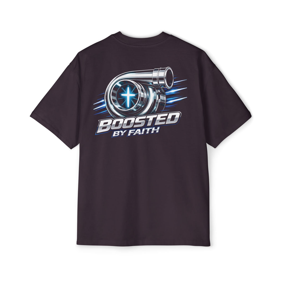 Boosted By Faith Men's Heavy Oversized T-Shirt | J.D. Racing