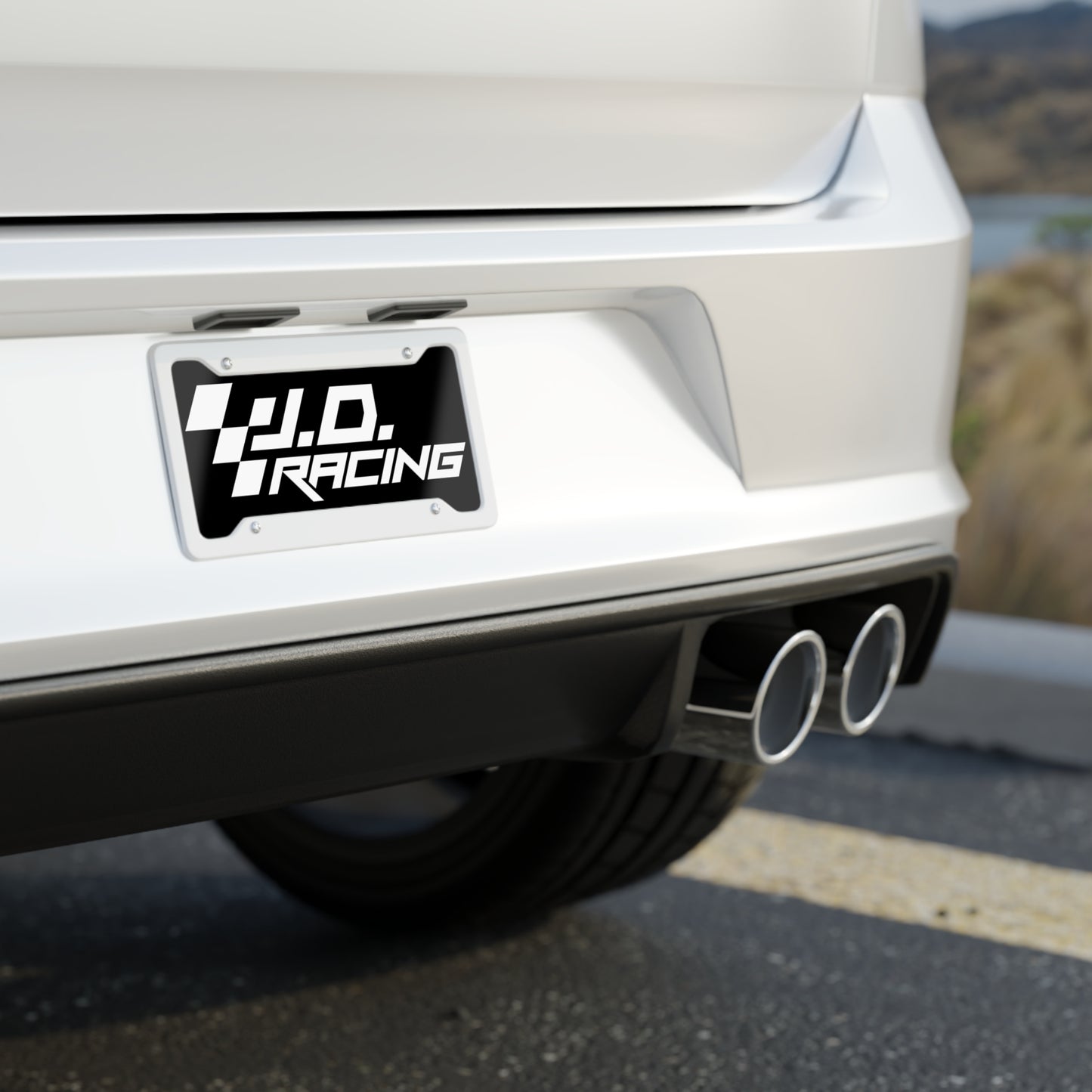 J.D. Racing  License Plate