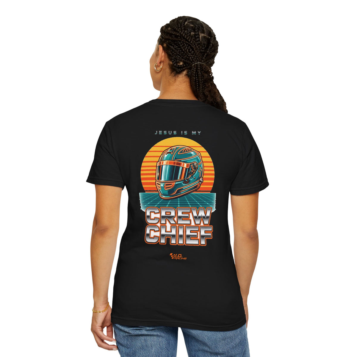 Jesus Is My Crew Chief Shirt — J.D. Racing