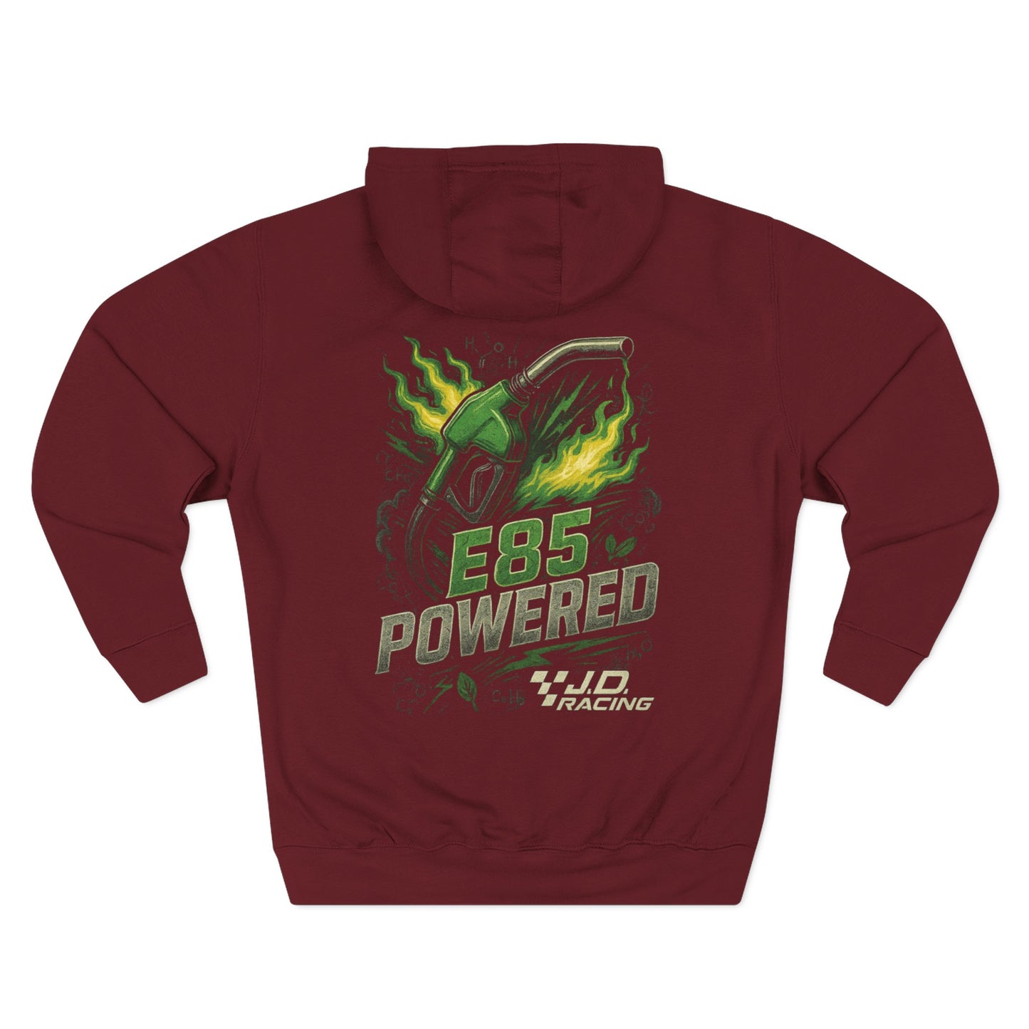 E85 Powered Graphic Hoodie | J.D. Racing