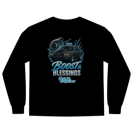 Boost & Blessings Front Pocket Long Sleeve | J.D. Racing