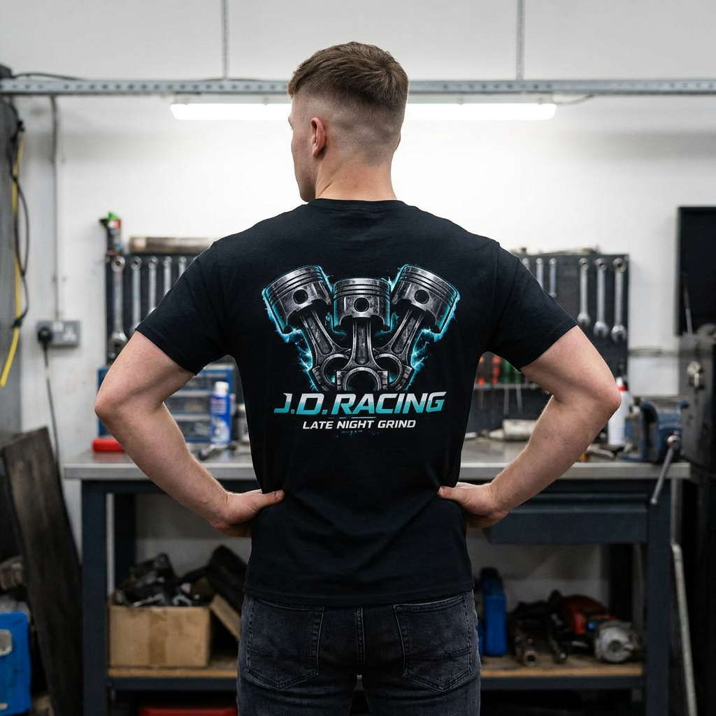 "Late Night Grind" Racing T-Shirt | J.D. Racing