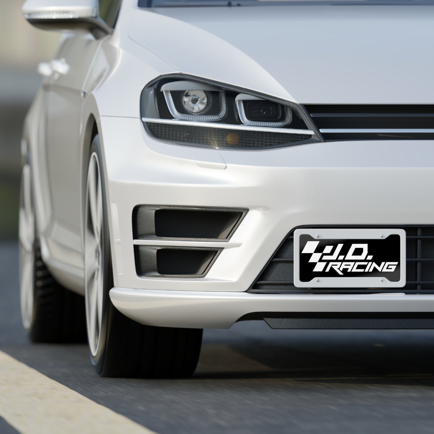J.D. Racing  License Plate