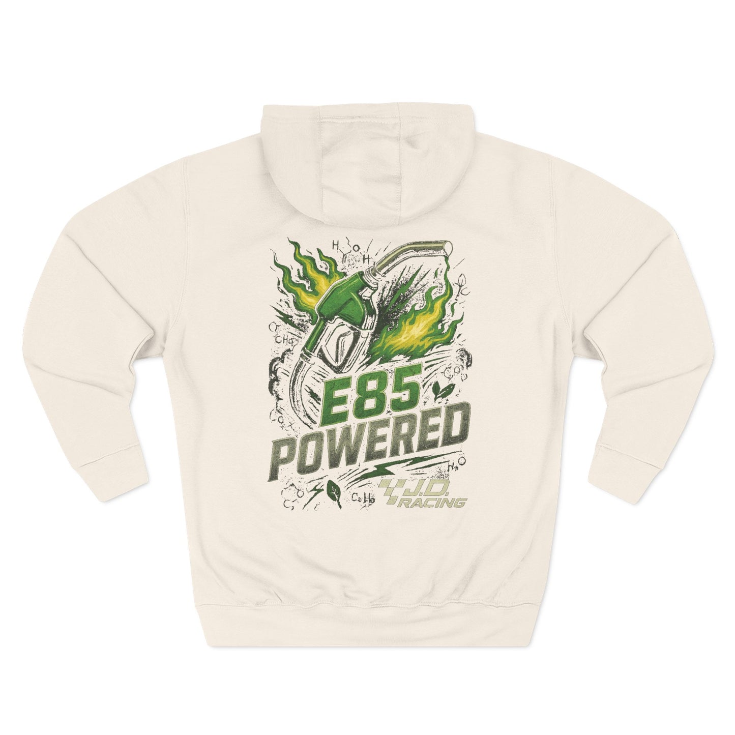 E85 Powered Graphic Hoodie | J.D. Racing