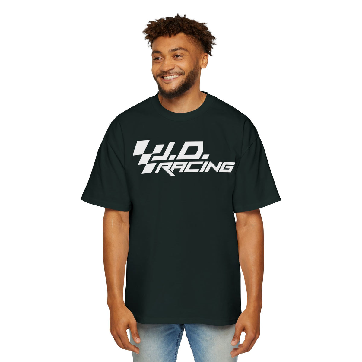 Boosted By Faith Men's Heavy Oversized T-Shirt | J.D. Racing