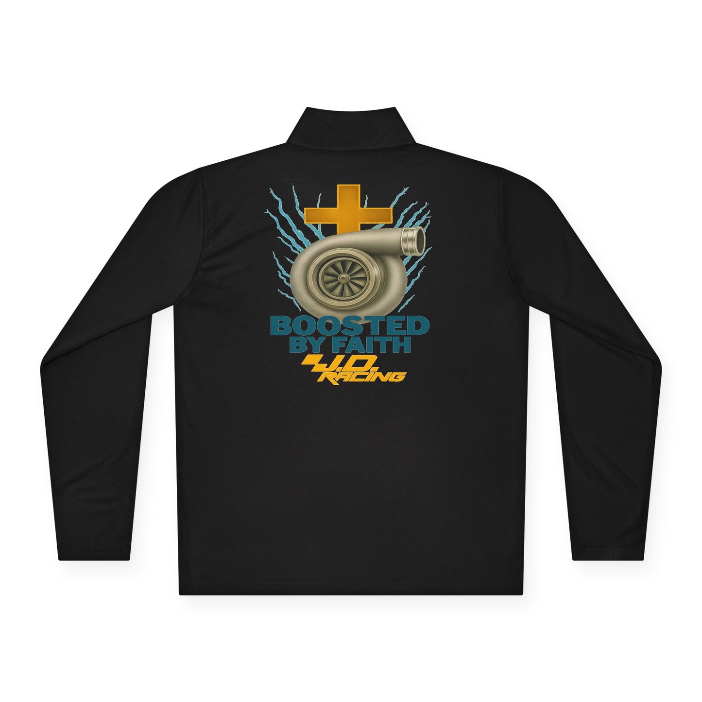 Boosted By Faith Quarter-Zip Pullover | J.D. Racing