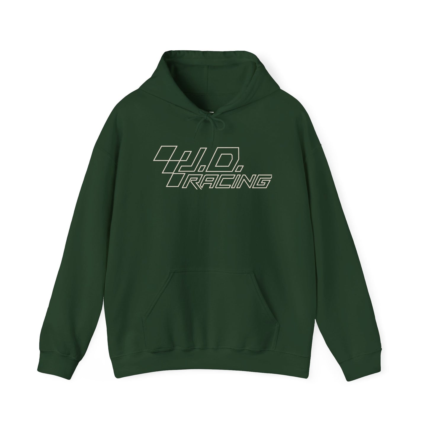 Throttle Down Focus Up | J.D. Racing Hooded Sweatshirt