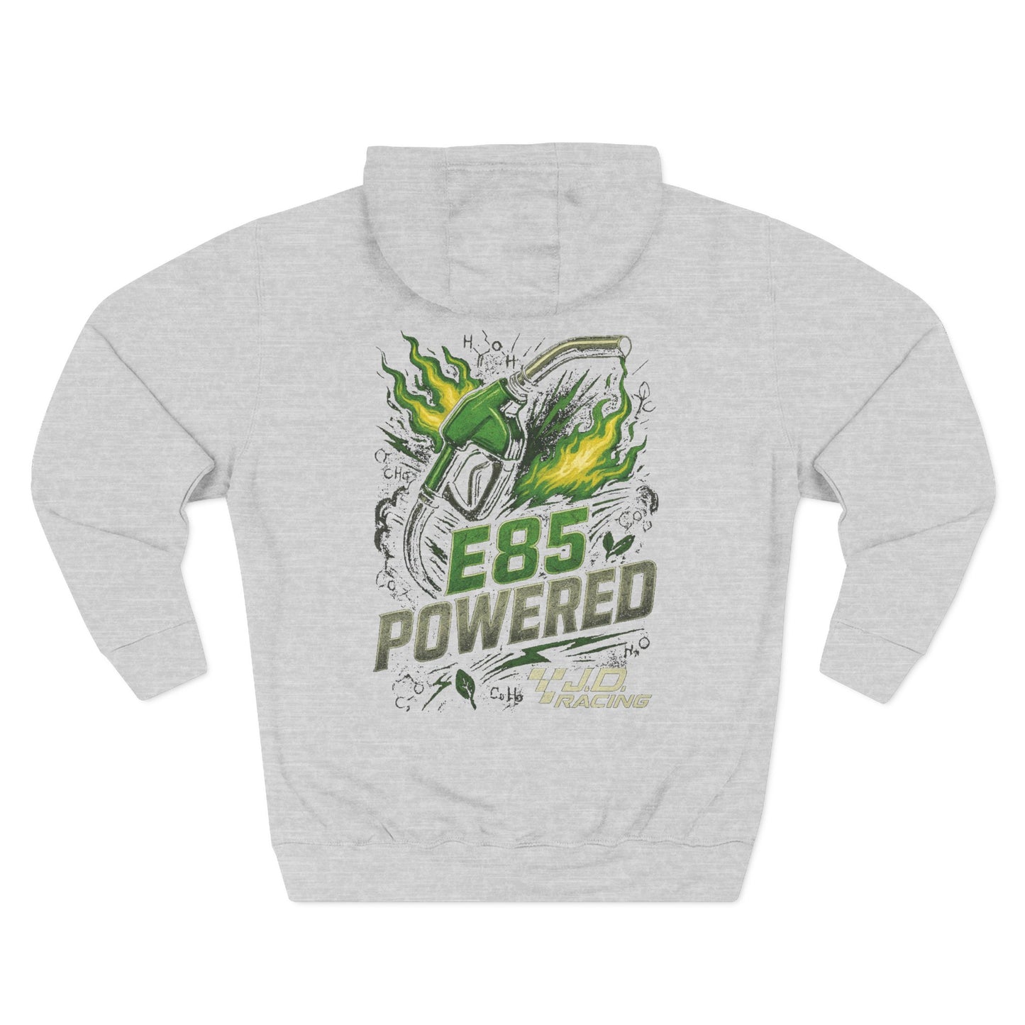 E85 Powered Graphic Hoodie | J.D. Racing