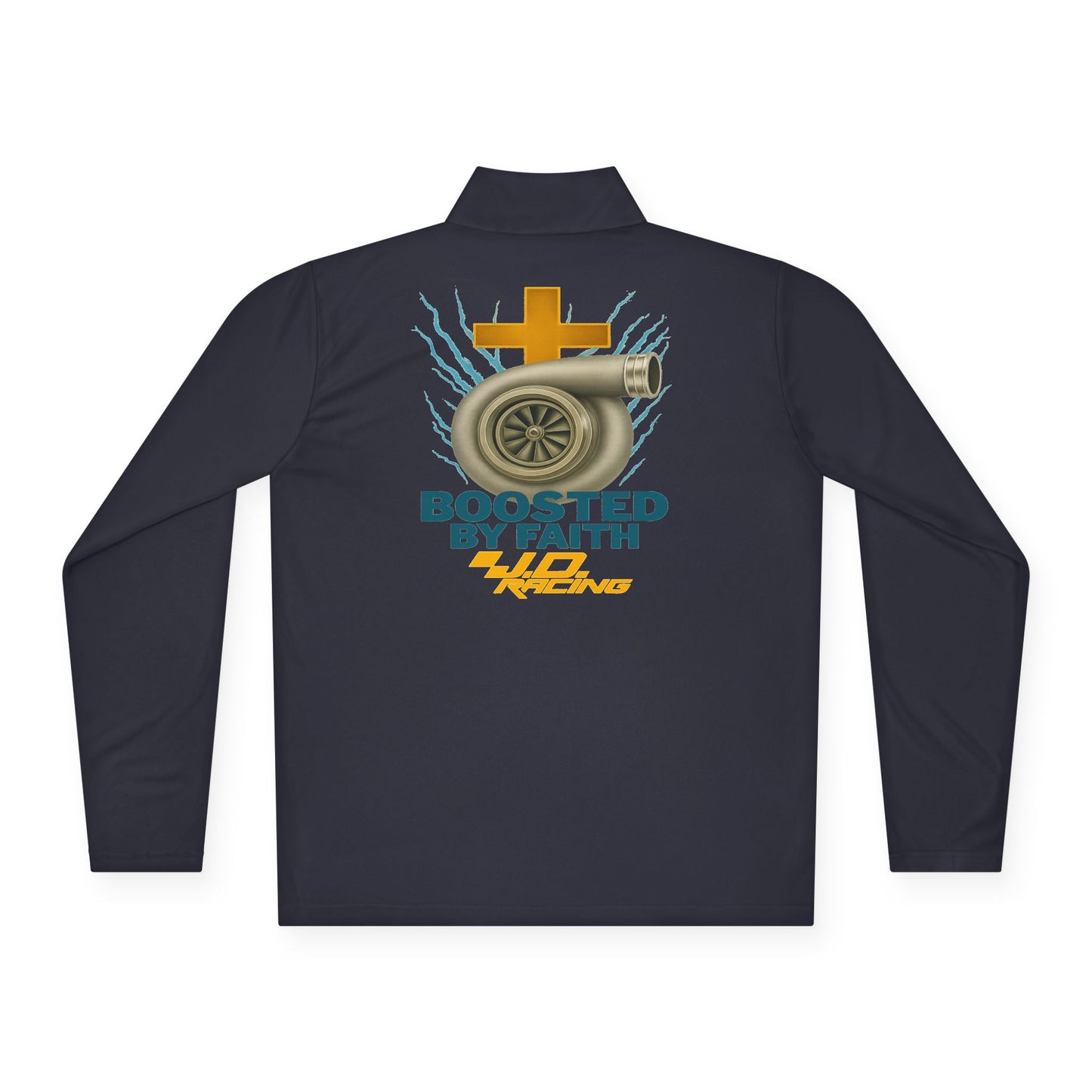 Boosted By Faith Quarter-Zip Pullover | J.D. Racing