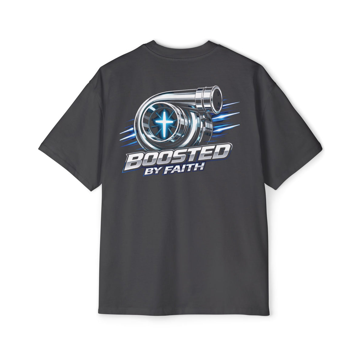 Boosted By Faith Men's Heavy Oversized T-Shirt | J.D. Racing