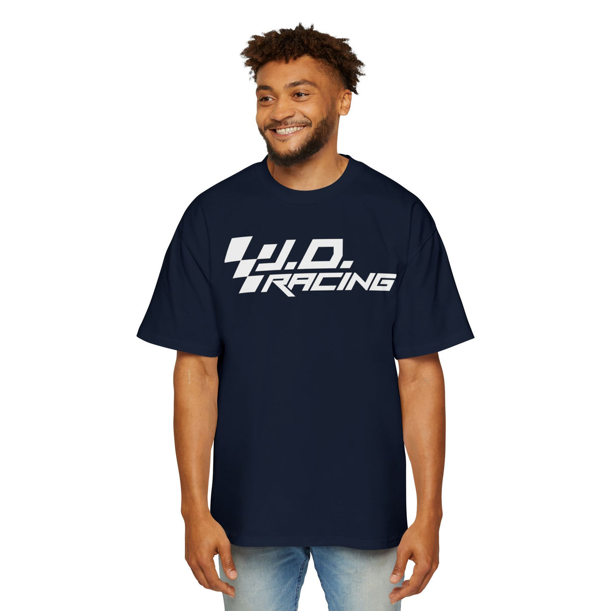 Boosted By Faith Men's Heavy Oversized T-Shirt | J.D. Racing