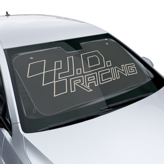 Car Sun Shade — "J.D. Racing" Windshield Heat Protector