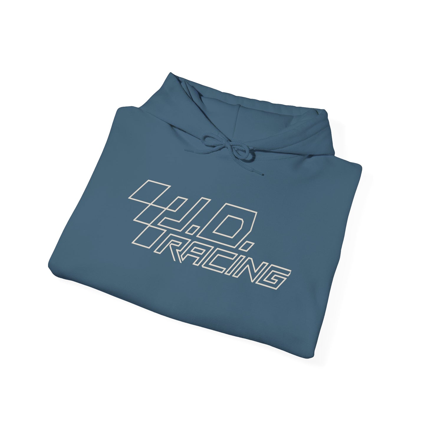 Throttle Down Focus Up | J.D. Racing Hooded Sweatshirt